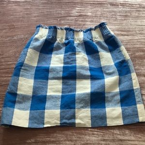 Checkered J. Crew skirt!